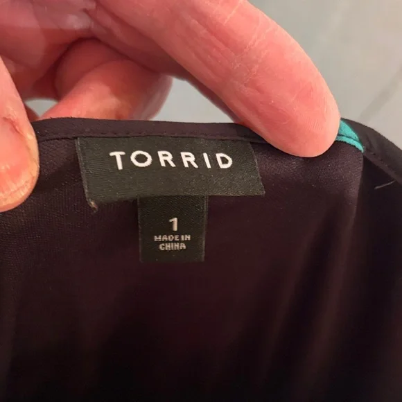 Torrid Multicolor Striped Midi Dress - Picture 2 of 5